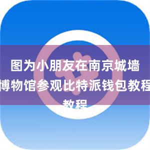 图为小朋友在南京城墙博物馆参观比特派钱包教程